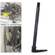 thumbnail image 4 of Marco de horquilla de bicicleta Eje pasante Diámetro de pincho 12 mm / 15 mm MTB Bicicleta de carretera Pincho de liberación rápida Cubo de rueda Piez 12x171LxM12 (P1.5) x19 Soledad Eje pasante del buje trasero, 4 of 10