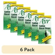 (6 pack) Ayr Saline Nasal Drops , 1.69 Oz