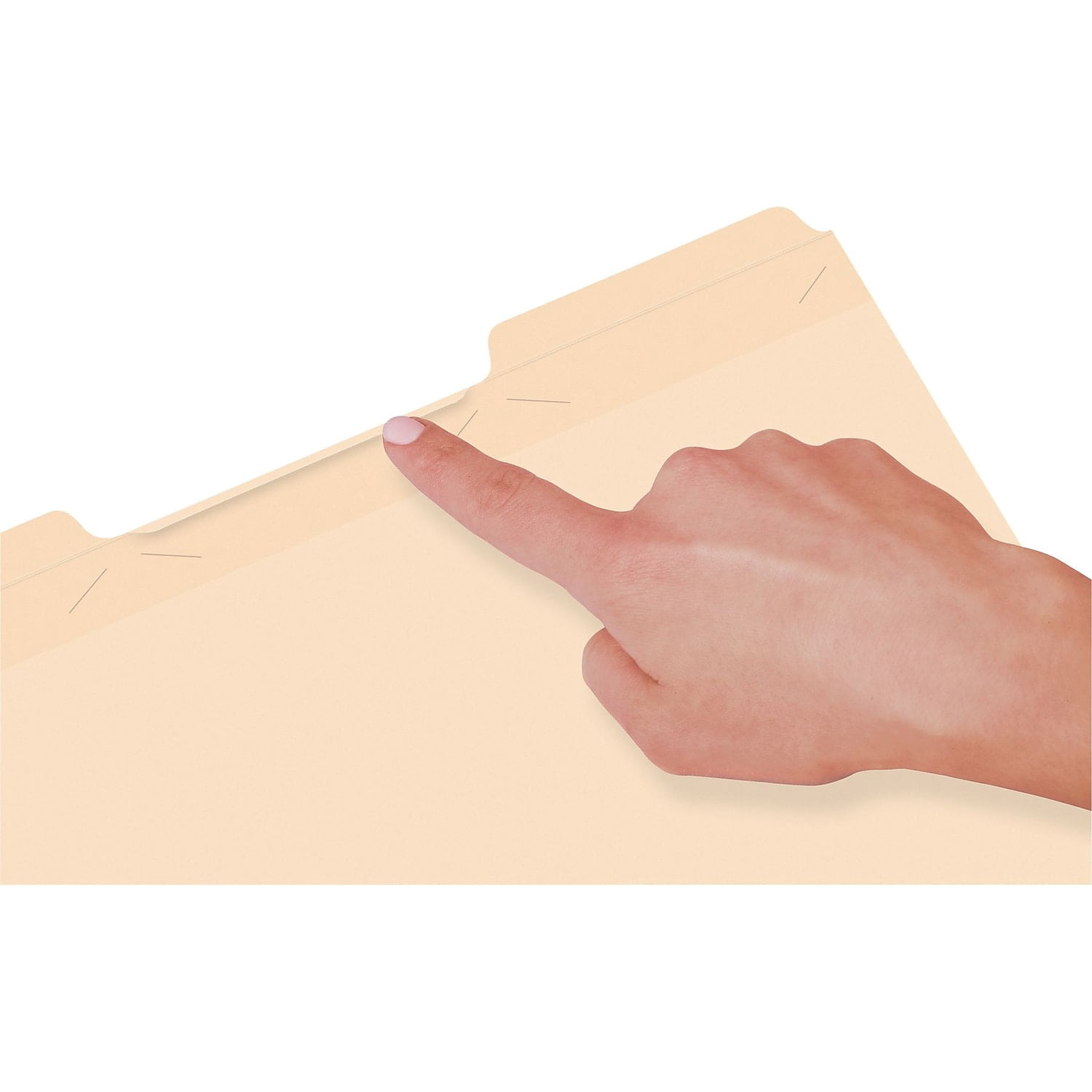 Pendaflex Ready-Tab File Folders 1/3 Cut Top Tab Letter Assorted Colors 50/Pack 42338
