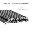 thumbnail image 4 of Metal Stamping Kit, Stamp Carving Kit,Anvil Chisel Equipment Kit for Jewelry Processing Making Carving Tools[20pcs], 4 of 9