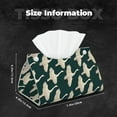 thumbnail image 6 of Goofa Flying Swans Pattern Triangle Square Tissue Box Cover, Modern PVC Leathe Facial Paper Holder,Decorative Holder/Organizer for Bathroom Vanity Countertop, 6 of 9