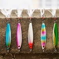 thumbnail image 6 of Jig Fishing Lures Sinking Metal Spoons Casting Lures Artificial Bait Surf Fishing Jigging Lures Bass Trout Freshwater Saltwater Fishing Lures Kit, 6 of 7