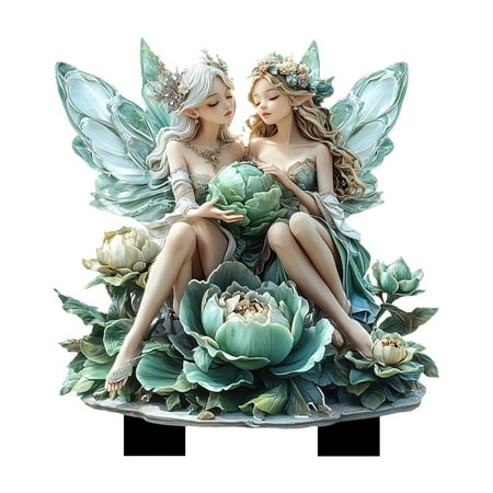

Bohemian Fairy Flower Pot Decoration Flower Fairy Pot Decoration Garden Ground Insert Fairy Garden Accessories DIY Acrylic Bohemian Flower Pot Fairy Garden Figurines