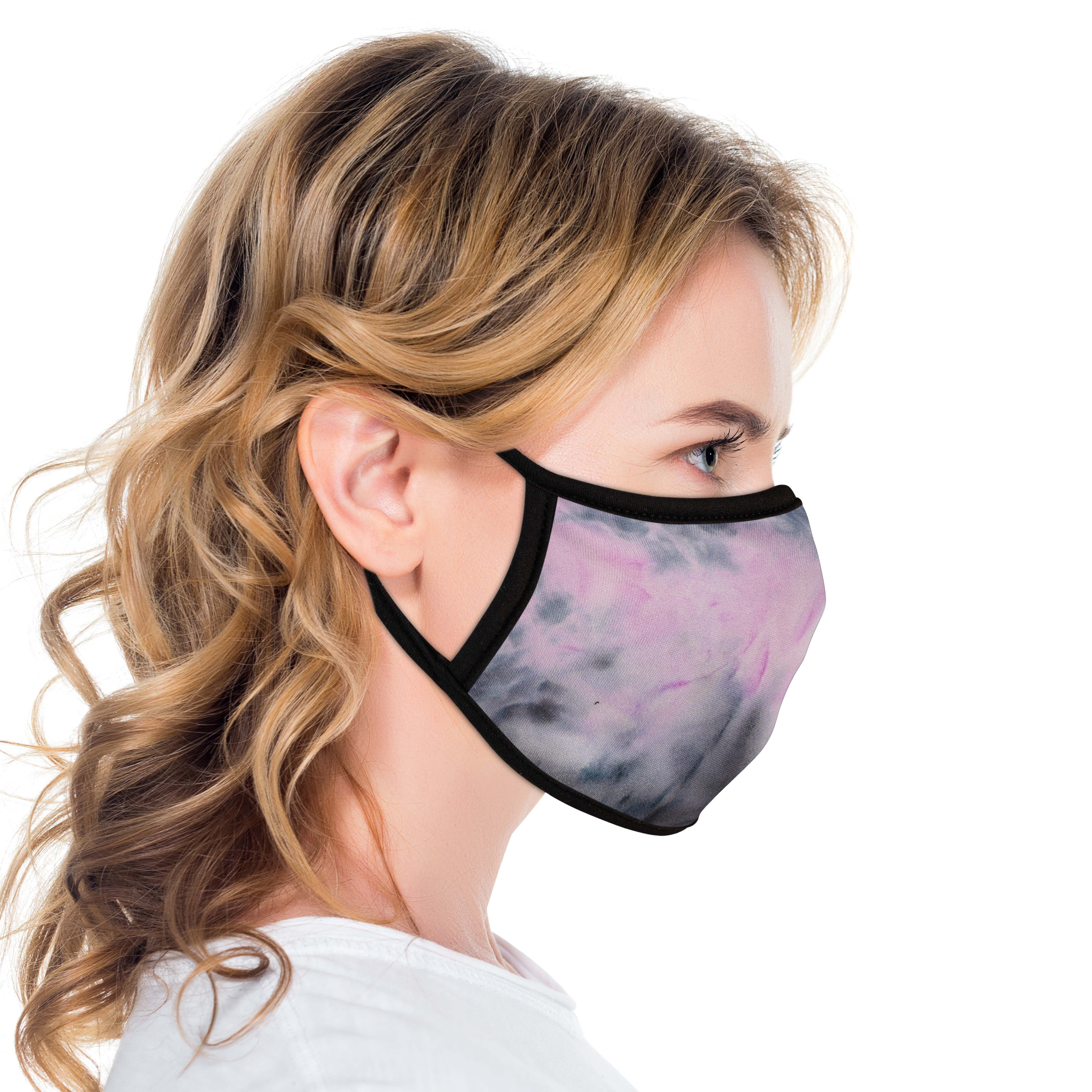 3 Pcs unisex Tie Dye Print Variety Pack Face Mask for Adults