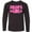 AB-Black, variant on Inktastic Mama's Girl Pink with Hearts Long Sleeve Youth T-Shirt