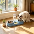 thumbnail image 4 of Qholemyo Multi Purpose 2 In 1 Pet Bowl Pet Food Bowl Food Water Feeding Bowl For Cats And Dogs, 4 of 6
