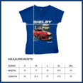 thumbnail image 7 of Ford Shelby Super Snake GT500 Women's V-Neck T-shirt American Mustang Cobra Racing, 7 of 7