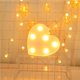 thumbnail image 2 of Lámpara De Noche De Corazón Lámpara De Noche Multifuncional 6 Led Luz De Modelado Decorativa Para Dormitorio Sala De Estar Boda Speravity HA014876-00, 2 of 7
