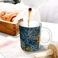 thumbnail image 3 of Yiaed Vintage Compass Print Ceramics Coffee,Large Handle Design,Extra Large Tea and Coffee Cup for Office and Home Mugs, 3 of 6