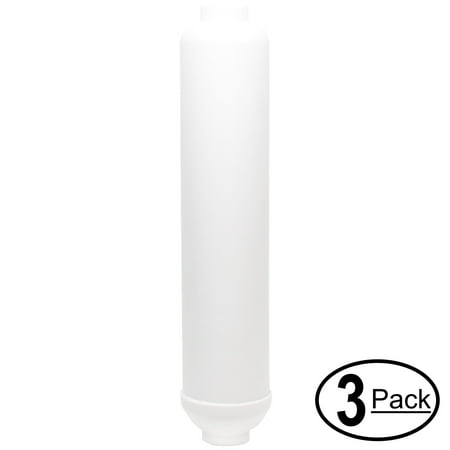 

3-Pack Replacement for AMI AAA-246PU-UV Inline Filter Cartridge - Universal 10-inch Cartridge for AMI AAA 24 GPD-6 Stage Home Reverse Osmosis System w/Pump - Denali Pure Brand