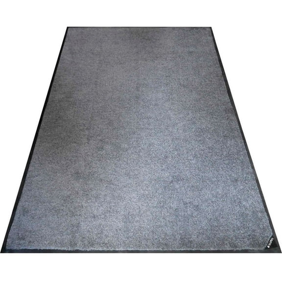 Global Industrial 800478GY 0.38 in. Thick 4 x 6 ft. Plush Entrance Mat, Gray