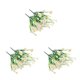 thumbnail image 1 of Flores artificiales Matsuzay plástico ramo Blanco, 1 of 6