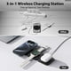 thumbnail image 4 of KU XIU X55 Fast Wireless Charger, Magnetic Foldable 3 in 1 Charging Station for iPhone 16/15/14/13/12/Pro/Plus/Pro Max, 5W Portable Charger for Apple Watch9/8/7/6/5/4/3/SE, for Airpods3/2/Pro-Black, 4 of 5