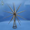 thumbnail image 3 of KG decoración navideña personalizada Noel Navidad diseño creativo Navidad estrella plegada oro plata brillo adorno para árbol de Navidad, 3 of 4