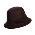 thumbnail image 1 of Bowler Hat Bow Warm Autumn Winter Coldproof Dome Hat for Outdoor, 1 of 7