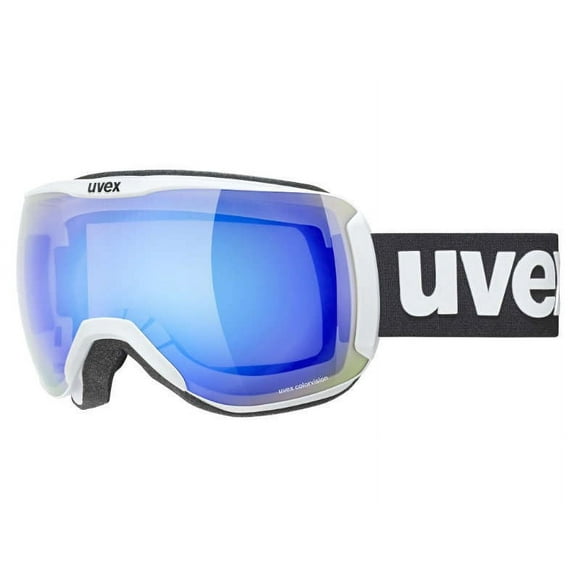 UVEX DOWNHILL 2100 CV Lunettes de Protection Blanc Mat Sl/bleu-Vert