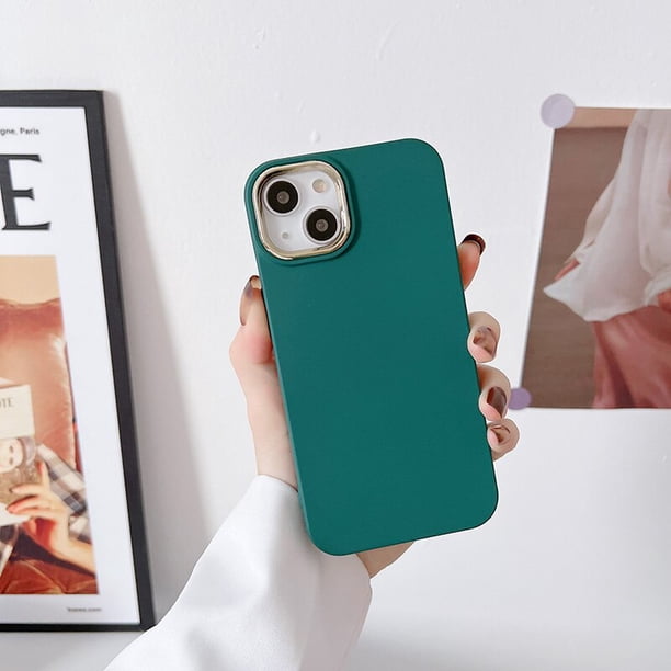 Funda de teléfono líquida chapada en colores Gao Jinjia para iPhone 11 12 13 14 Pro Max