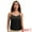 Black Y1, variant on Women's V Neck Wide Strap Loose Fit Camisoles M White Y2