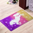 thumbnail image 2 of Rongfmy DIY Latch Hook - Sew Your Own 31"x20" Fuzzy Rug -with Canvas, Tool, Colorful Horse, 2 of 9