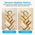 thumbnail image 3 of Casacomoda 6 Tier Tree Bookshelf, Bookcase with LED Lights, Display Floor Standing Storage Shelf, Book Organizer Shelves for Home Office, Living Room, Vintage, 3 of 10