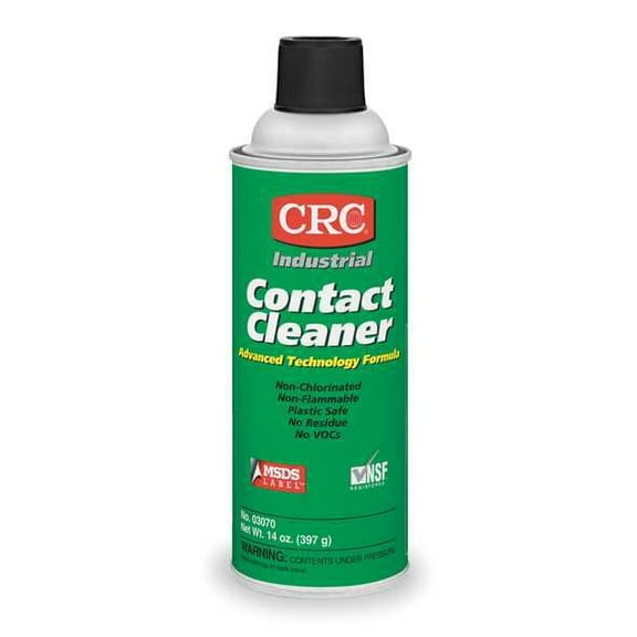 Crc Contact Cleaner, Aerosol Spray Can, 14 oz, Liquid 03070