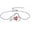 Jan-Garnet Red, variant on 925 Sterling Silver Stethoscope Heart Bracelet,Engraved"She Believed She Could So She Did"with 6mm Heart Birthstone,Inspirational Medical RN Registered Nurse Doctor Graduation Gifts for Women