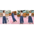 thumbnail image 5 of Lentta Womens Loose Wide Leg Track Pants Drawstring Pockets Elastic Waist Capri Hiking Pants, 5 of 7