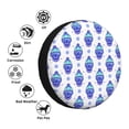 thumbnail image 4 of Xecao Winter Snowflake Skiing Skull for Tire Covers,Wheel Tire Cover Waterproof, Dust-Proof, And Universally Fitting for Cars,Trailers, SUVs-15 inch, 4 of 6