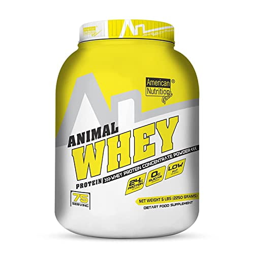 American Nutrition Animal Whey Protein 5lbs, 2.25kg (Vanilla)