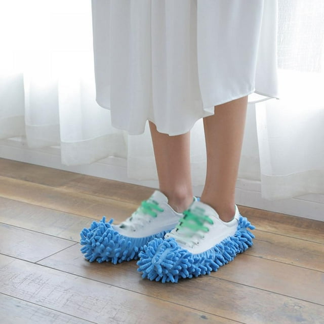 Mop Slippers for Floor Cleaning, Washable Reusable Shoes Cover