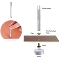 thumbnail image 2 of Leather Rivets 240 Set 2 Sizes Double Rivet Tubular Metal Studs--, 2 of 5