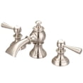 thumbnail image 2 of Water Creation 4.81" Lever Handles Solid Brass Faucet in Brushed Nickel, 2 of 6
