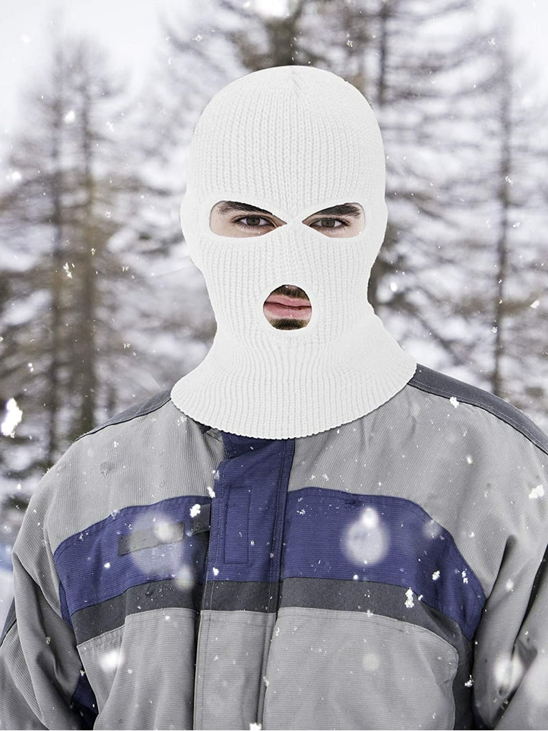 帽子 Ski mask TOP HEADWEAR 3-Hole Ski Face Mask Balaclava, Green/Yellow