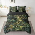 thumbnail image 2 of Castle Fairy Botanical Plants Mushroom Twin Bedding Sets 7-Piece for Female Men Women,Magical Garden Tree Bedding Comforter Set Microfiber,Vintage Chic Floral Flower Breathable Sheet Sets, 2 of 8