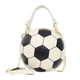 thumbnail image 1 of Bolso de hombro Mujer Bolsos redondos Bolso mensajero con cadena (Fútbol) Blanco, 1 of 5