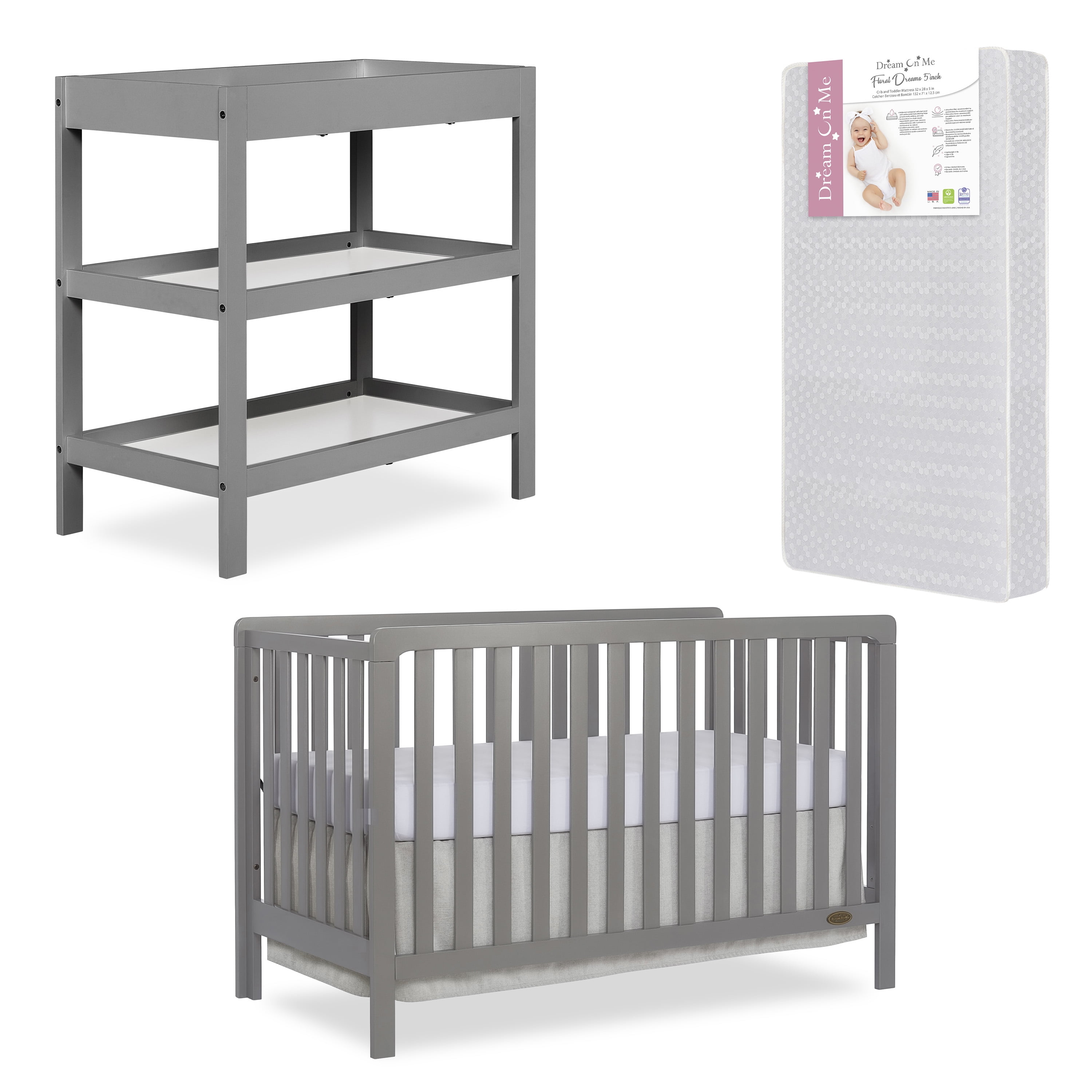 Nursery Essentials Bundle of Dream On Me Ridgefield 5in1 Convertible