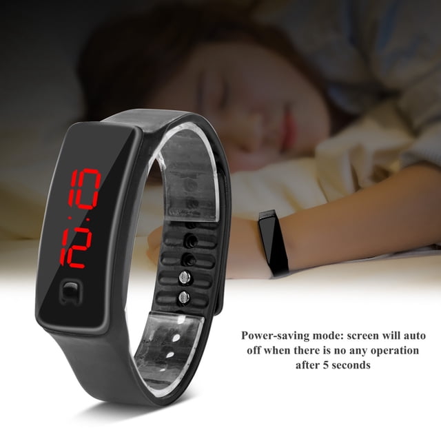 yuyte Reloj Deportivo LED, Reloj Deportivo Silicona Y Reloj De 12 Horas con Pantalla Electrónica(2) EOTVIA No