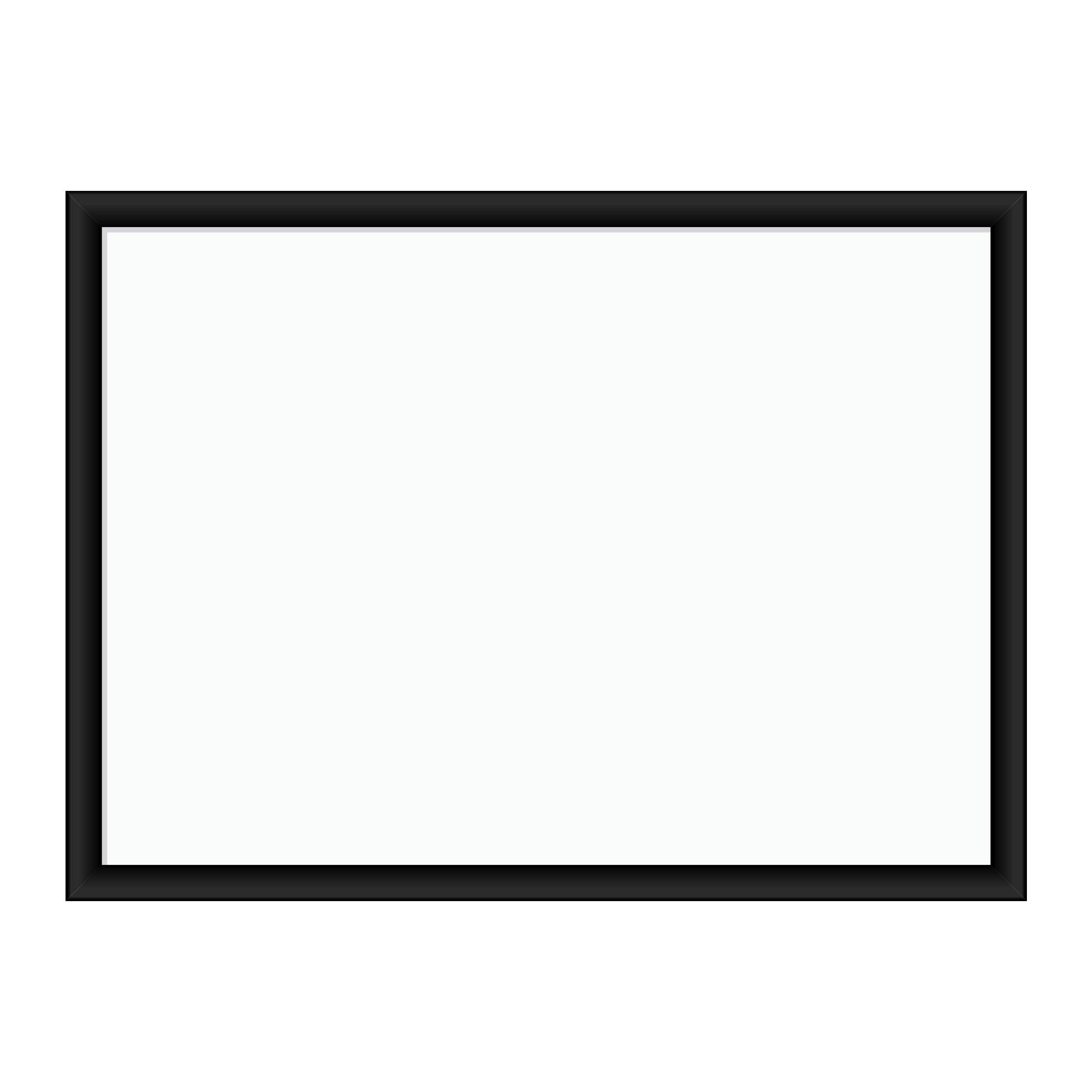 U Brands Magnetic Dry Erase Board, 24' x 18', Whiteboard, Black Frame, 307U