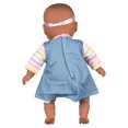 thumbnail image 6 of My Sweet Love Snuggle and Feed Time 12.5" Baby Doll, Dark Skin Tone, Blue Outfit, 6 of 10