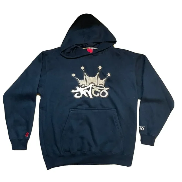 Pattern Jnco Chandails à Capuchon Femmes Y2k Chandail à Capuchon Rétro Polyvalent à Manches Longues Chandail Ample Hip Hop Chandail en Molleton Harajuku Broderie ZR
