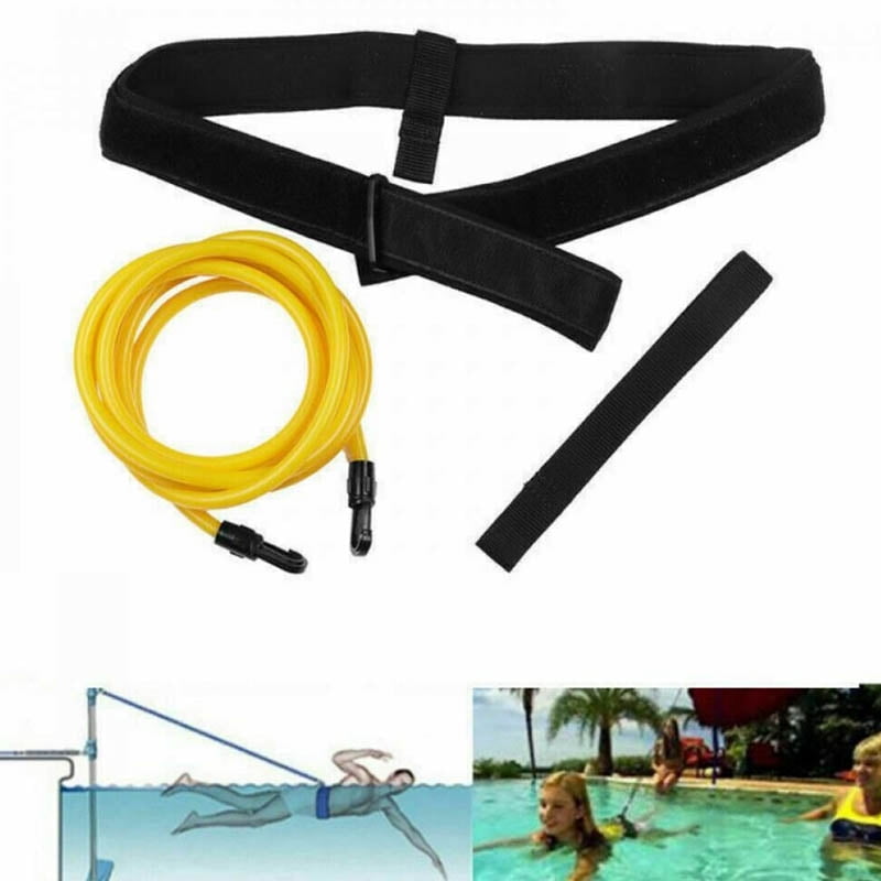 Swim Training Belt, Swim Bungee Cords Resistance Bands Swim Tether