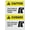 Warning Sign 3, variant on Caution Work In Progress Aluminum Sign 8"x12" - UV Ink Printed Outdoor Sign for House Business, Work Progress Caution Sign