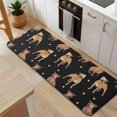 thumbnail image 5 of Pitbull Dog and Footprint Kitchen Rug Mat,Kitchen Runner Rugs Non Skid Washable,Decorative Kitchen Floor Mats for Kitchen,Sink,Laundry,17"x47.2", 5 of 7