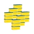 thumbnail image 2 of Blue Turtle Sponges for Dishes – 18 Pack Multipurpose Kitchen Sponges – Premium Multifunction Scrub Sponge Protects Nails & Fingers – Odor Resistant Sponges for Cleaning Stains, Grease (Yellow), 2 of 2