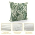 thumbnail image 4 of QZHH Vintage Leaves Pillow Covers Throw Pillow Covers Leaves Decorative Pillow Case Modern Home Decor for Sofa Couch Bed, 4 of 5
