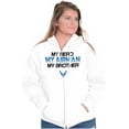 thumbnail image 4 of US Air Force Hero Airman Brother Zip Up Hoodie Men's Women's Brisco Brands S, 4 of 6