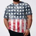 thumbnail image 2 of Playeras Para Hombre, Moda De Primavera Y Verano, Informales, De Talla Grande, De Manga Corta, Con Cuello Redondo, Estampadas, Top Y Blusa, 2 of 5