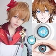 thumbnail image 1 of Lentes de contacto de colores para Halloween, lentillas circulares para Cosplay, Genshin Nahida, Hutao, 2 unidades, 1 of 4