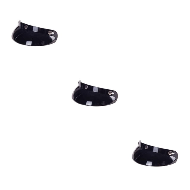 Naiovety Viseras universales para casco con 3 viseras a presión, protector solar de a prueba de arañazos de alta resistencia para exteriores, negro Type1 NO1 Naiovety CBP489164