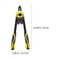 thumbnail image 2 of BEADCEST 1Pc Practical Riveting Tool Yellow Manual Riveter with Compact Design, 2 of 8
